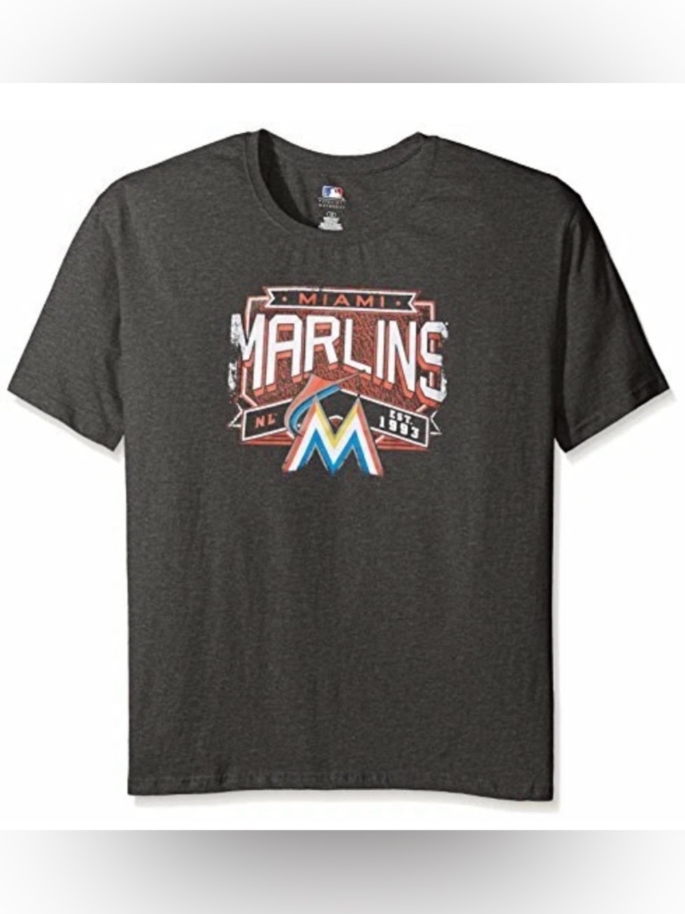 NWT [MLB] Miami Marlins MLB Short-Sleeve Graphic T-Shirt Women’s Plus Size 2X